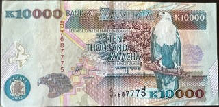 Zambia 10000 note