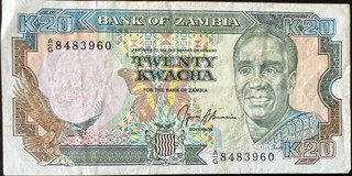 Zambia 20 note
